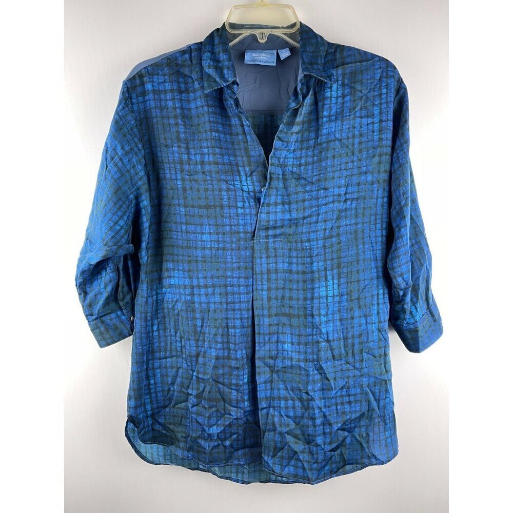Simply Vera Wang Women Top Shirt Size Small Blue #127